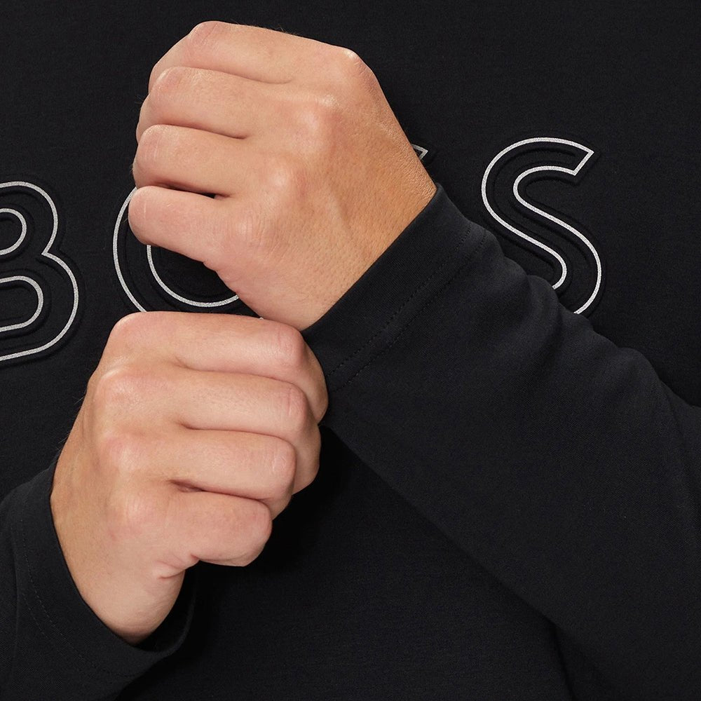 חולצת טישרט הוגו בוס ארוכה Big Logo גברים