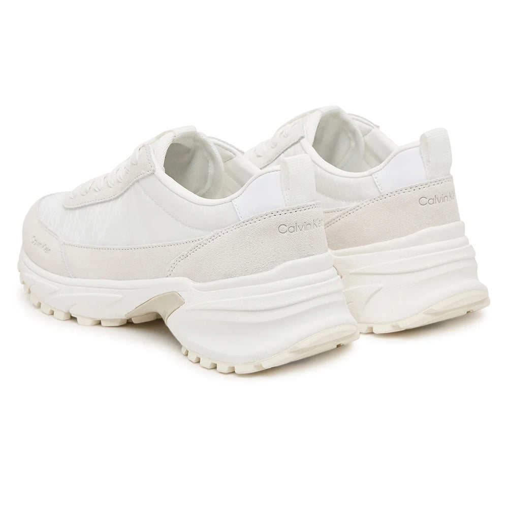 נעלי קלווין קליין Suede And Emblem Logo Nylon Trainers נשים