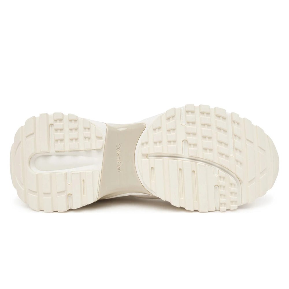 נעלי קלווין קליין Suede And Emblem Logo Nylon Trainers נשים