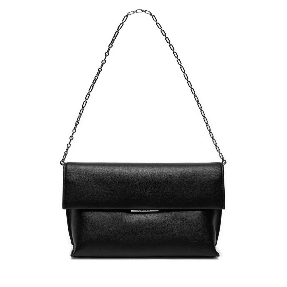 תיק קלווין קליין Linear Shoulder Pebble נשים
