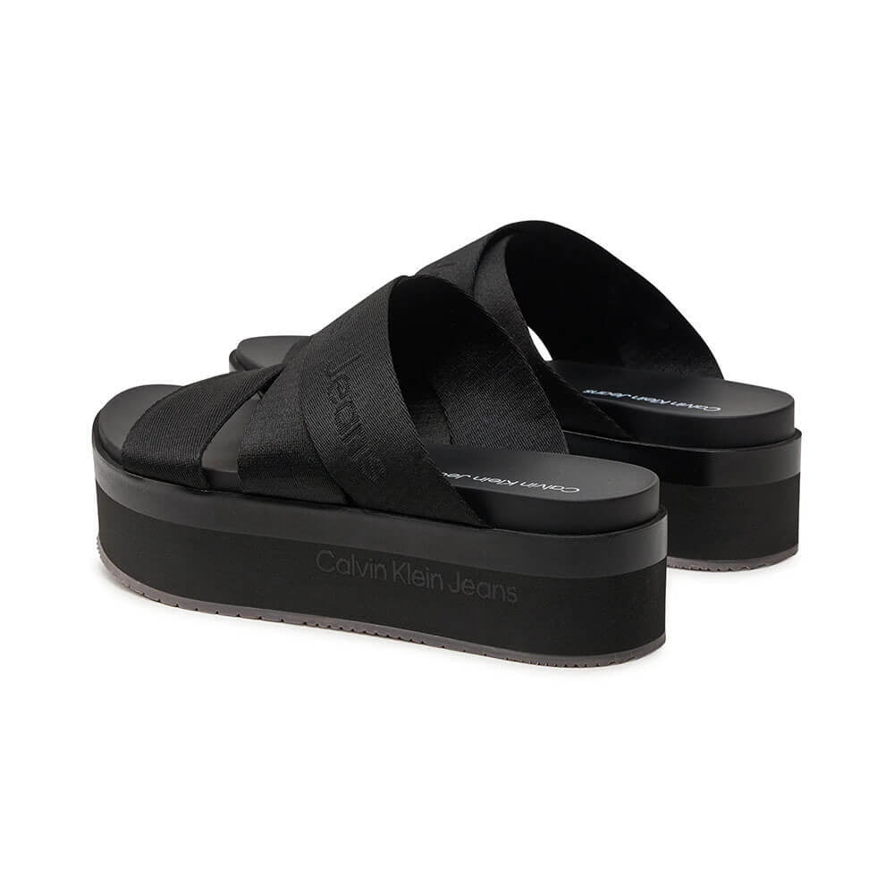 כפכפי פלטפורמה קלווין קליין Flatform Webbing נשים