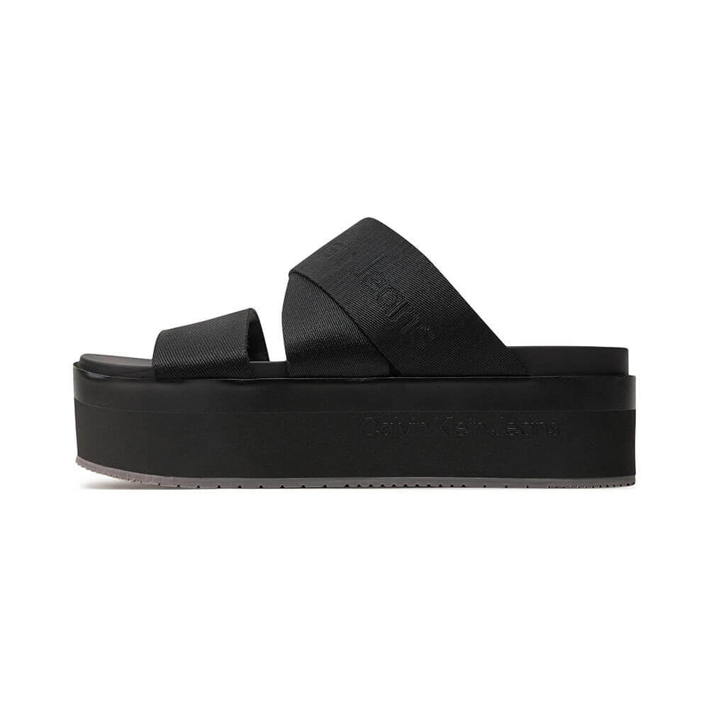 כפכפי פלטפורמה קלווין קליין Flatform Webbing נשים