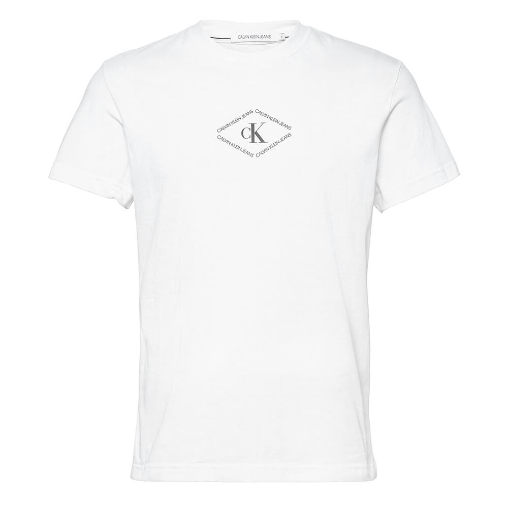 חולצת טישרט קלווין קליין קצרה Monotriangle Tee גברים