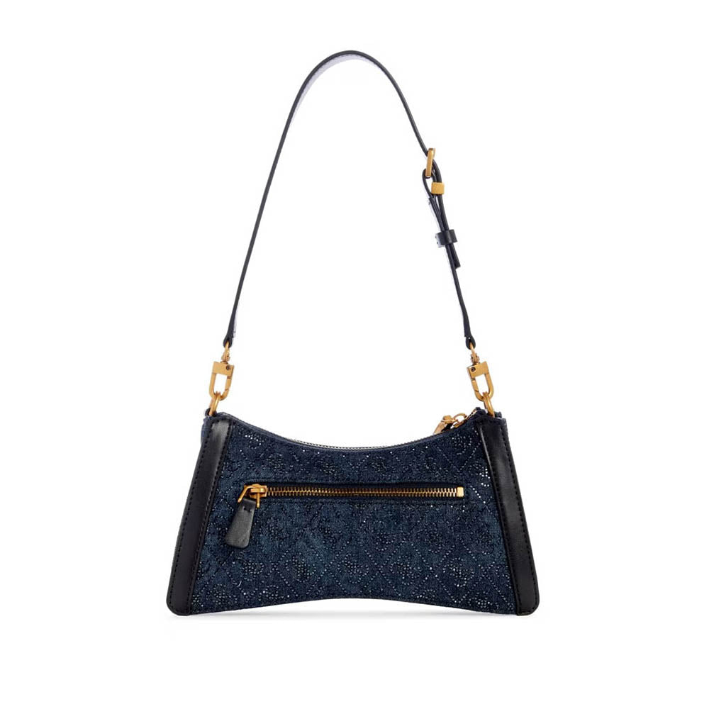 תיק ערב Guess נשים Dili Top Zip Shoulder Bag
