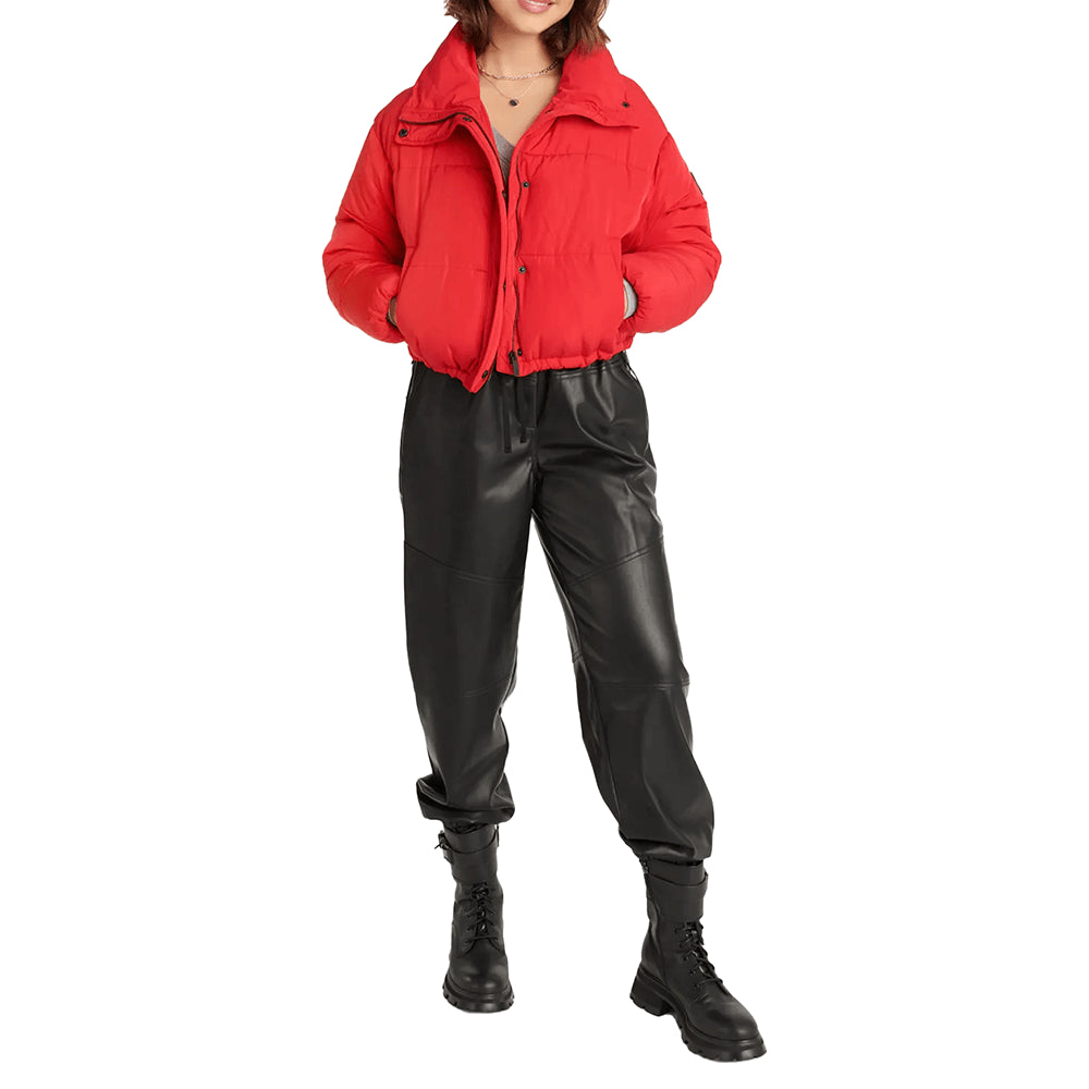 מעיל דונה קארן Cropped Puffer נשים