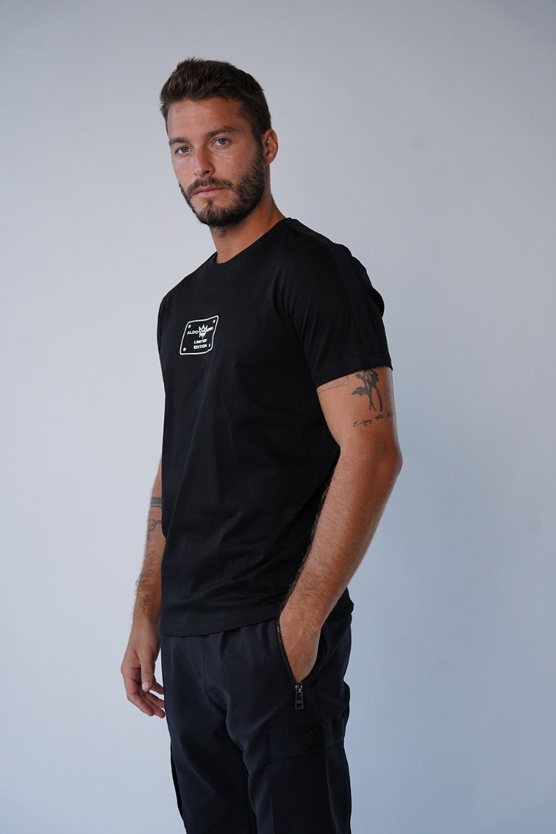 חולצת טישרט אלדו מורו קצרה Logo Strip גברים