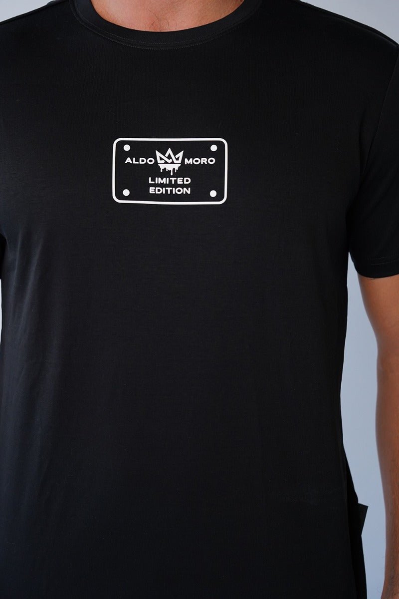 חולצת טישרט אלדו מורו קצרה Logo Strip גברים