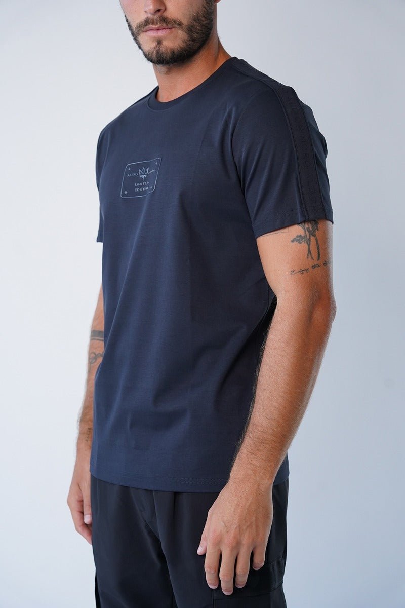 חולצת טישרט אלדו מורו קצרה Logo Strip גברים