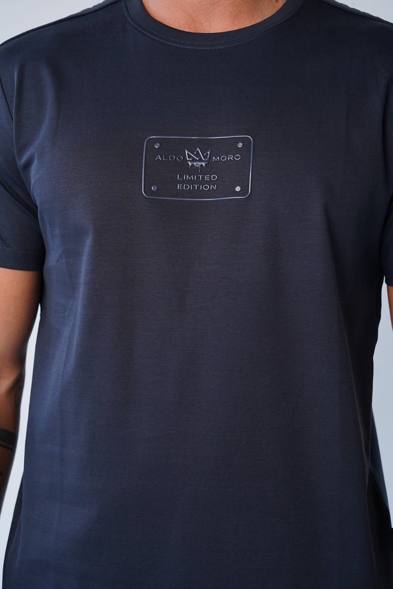 חולצת טישרט אלדו מורו קצרה Logo Strip גברים
