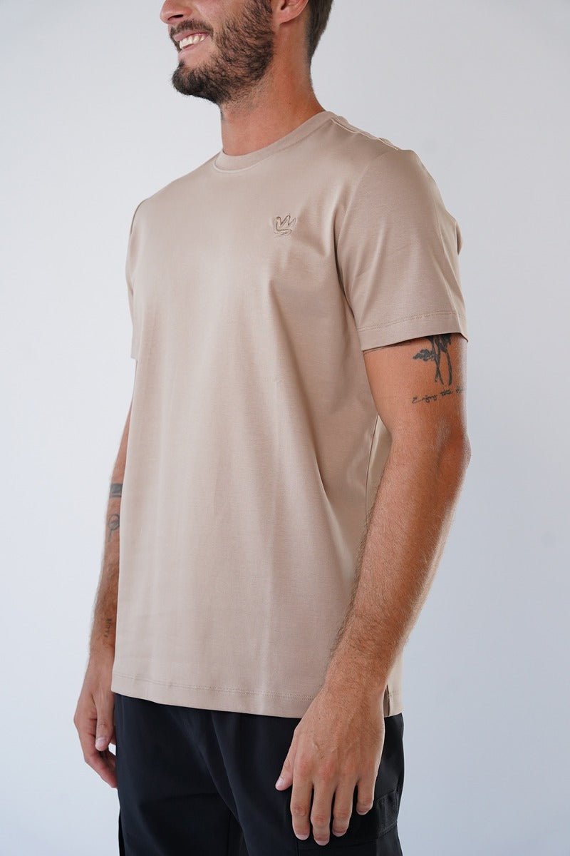 חולצת טישרט אלדו מורו קצרה Back Embroidered Logo גברים