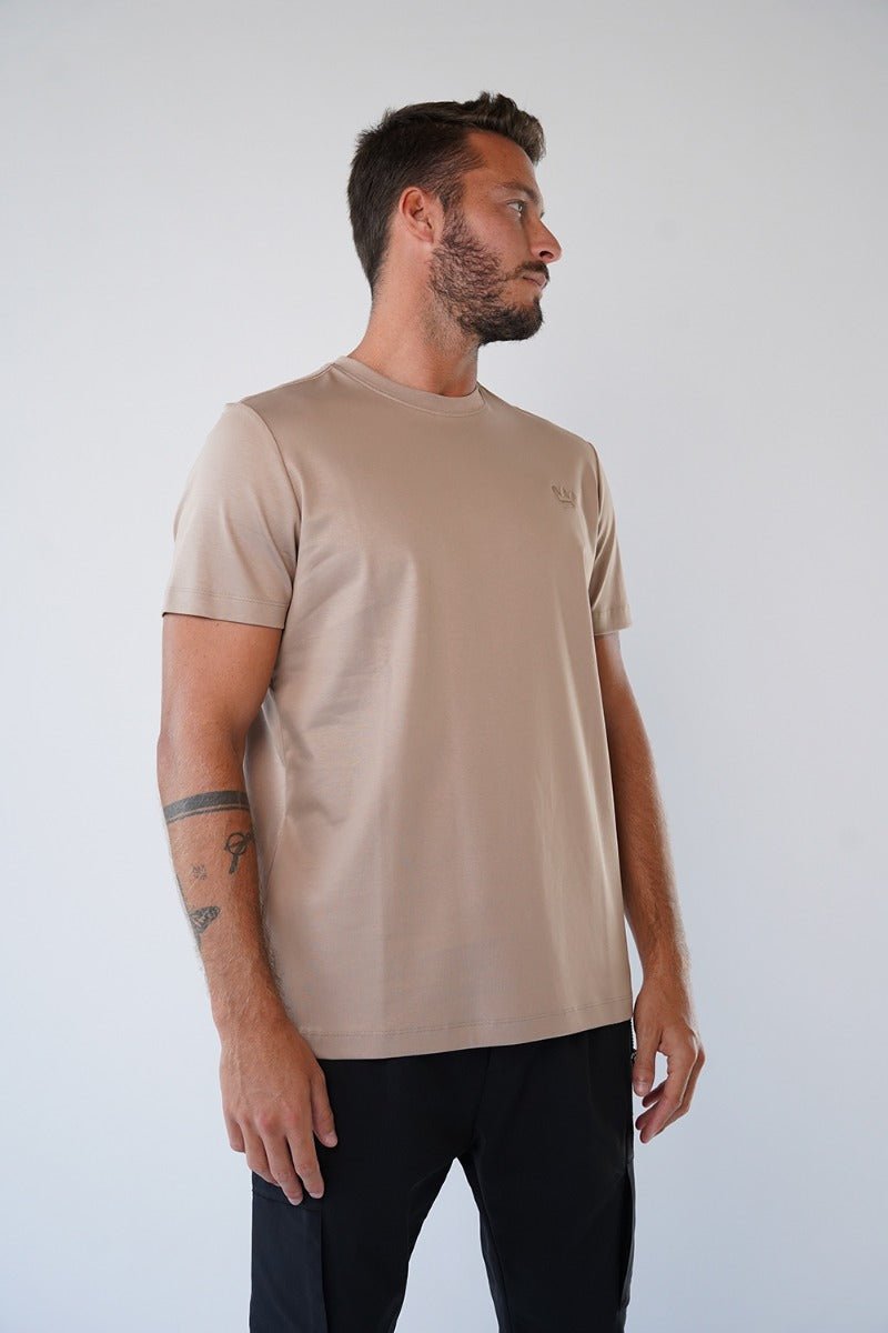 חולצת טישרט אלדו מורו קצרה Back Embroidered Logo גברים