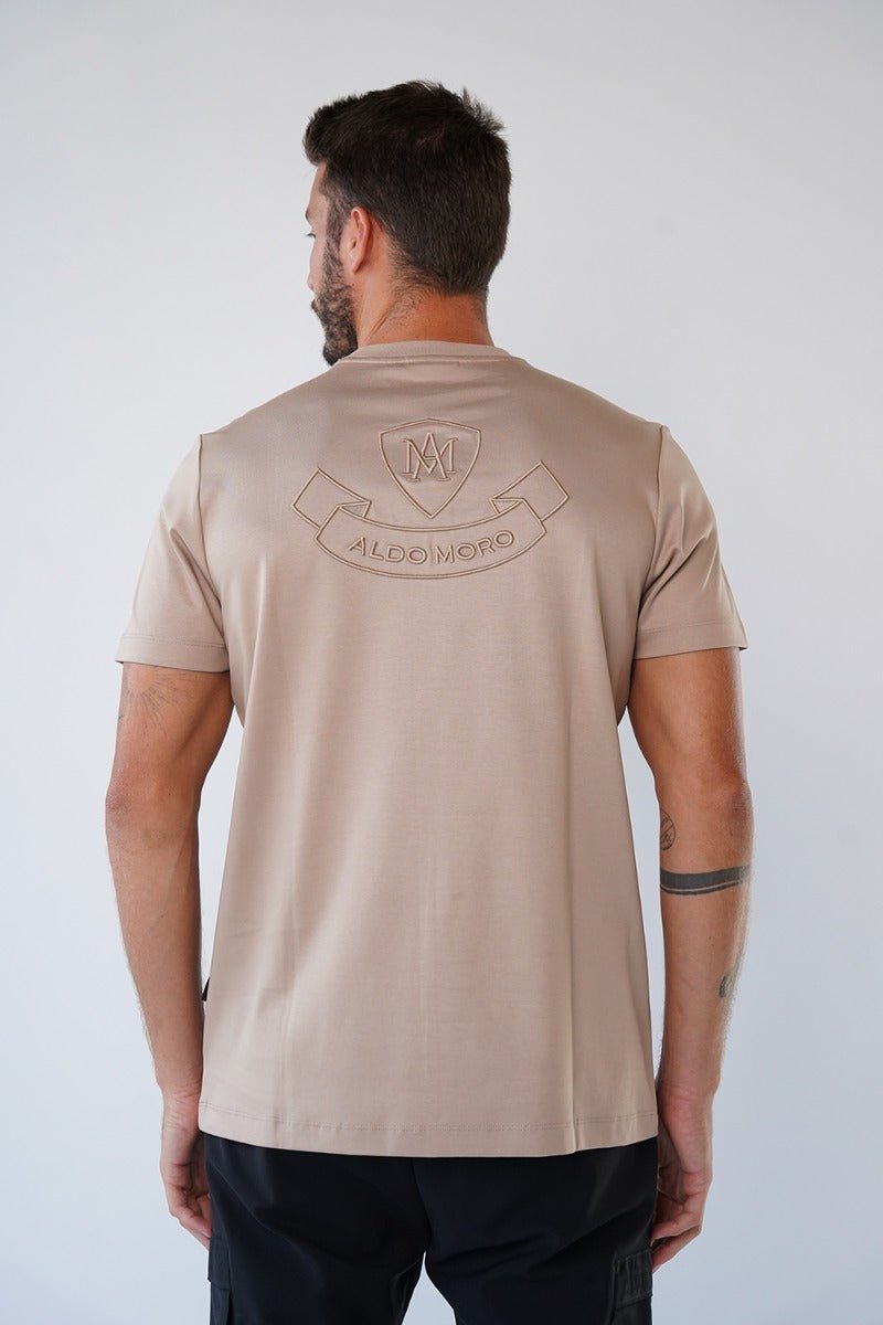 חולצת טישרט אלדו מורו קצרה Back Embroidered Logo גברים