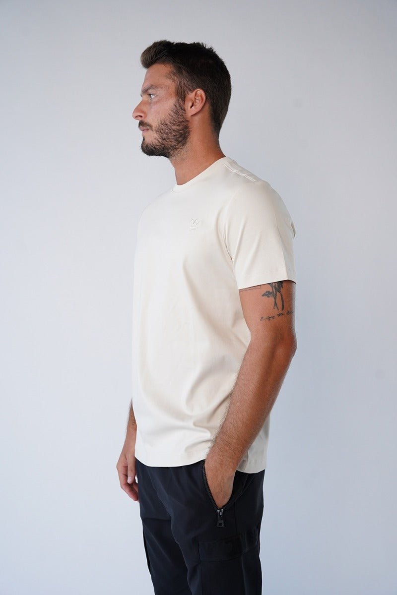 חולצת טישרט אלדו מורו קצרה Back Embroidered Logo גברים