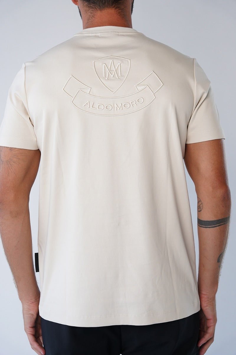 חולצת טישרט אלדו מורו קצרה Back Embroidered Logo גברים