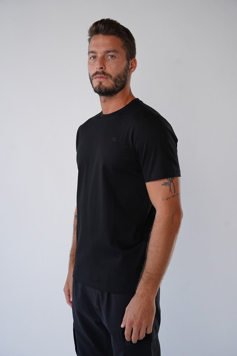 חולצת טישרט אלדו מורו קצרה Basic Logo גברים