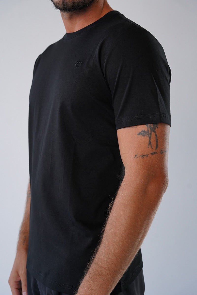 חולצת טישרט אלדו מורו קצרה Basic Logo גברים