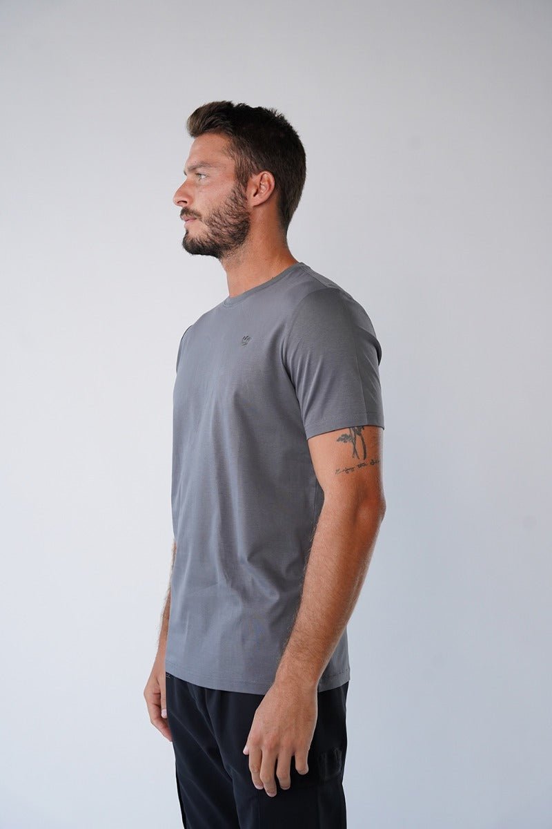 חולצת טישרט אלדו מורו קצרה Basic Logo גברים