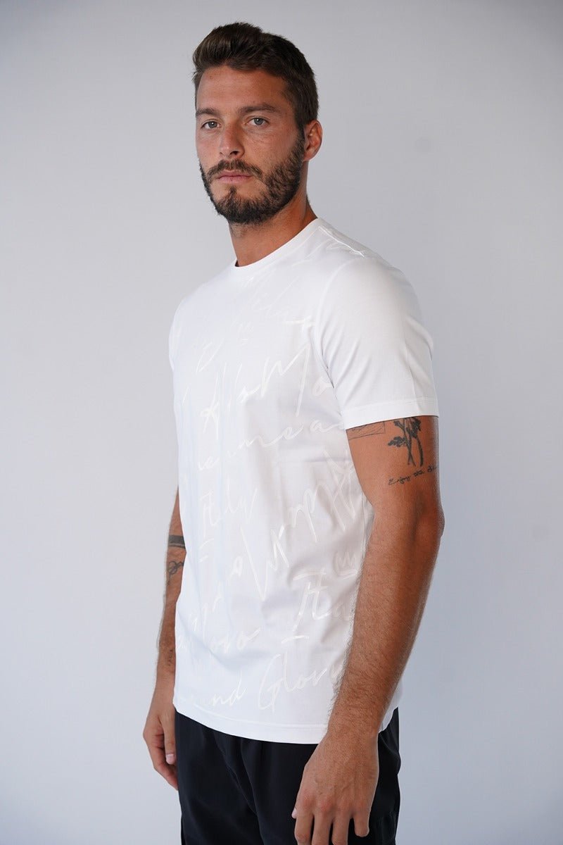 חולצת טישרט אלדו מורו קצרה Handwriting גברים