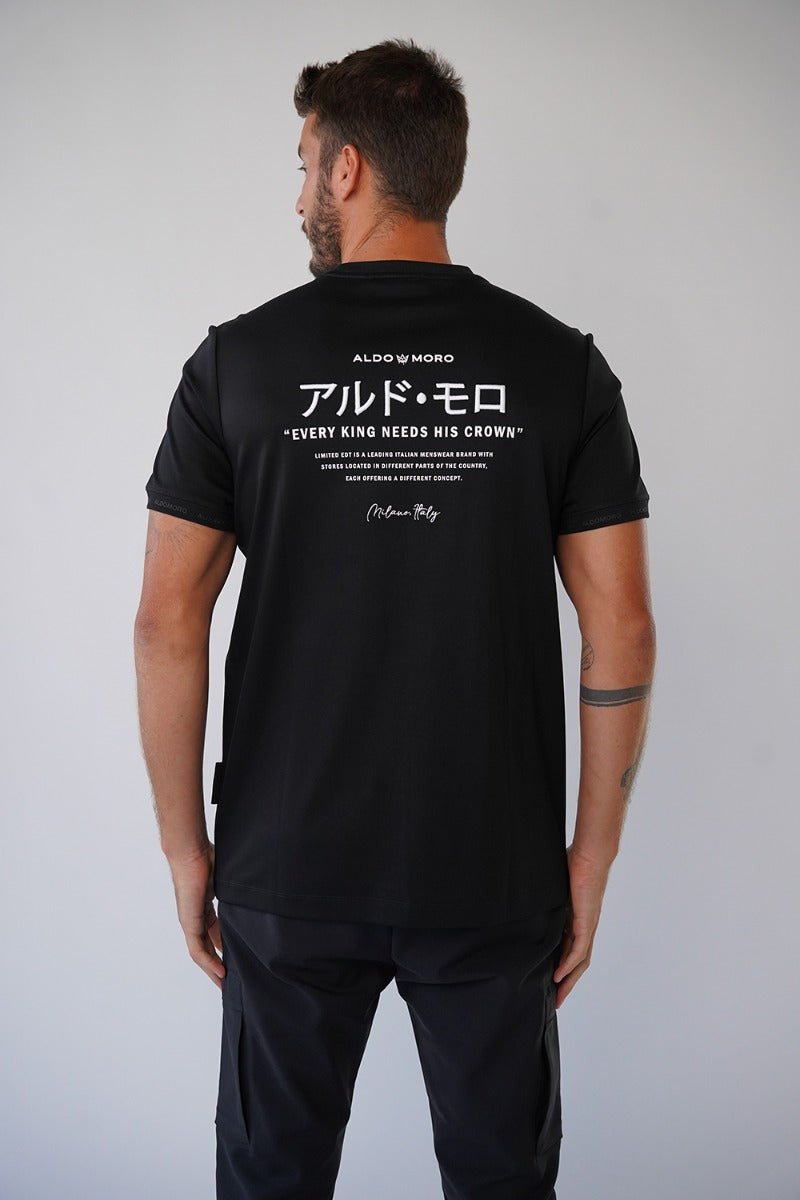 חולצת טישרט אלדו מורו קצרה Back Chinese Writer גברים