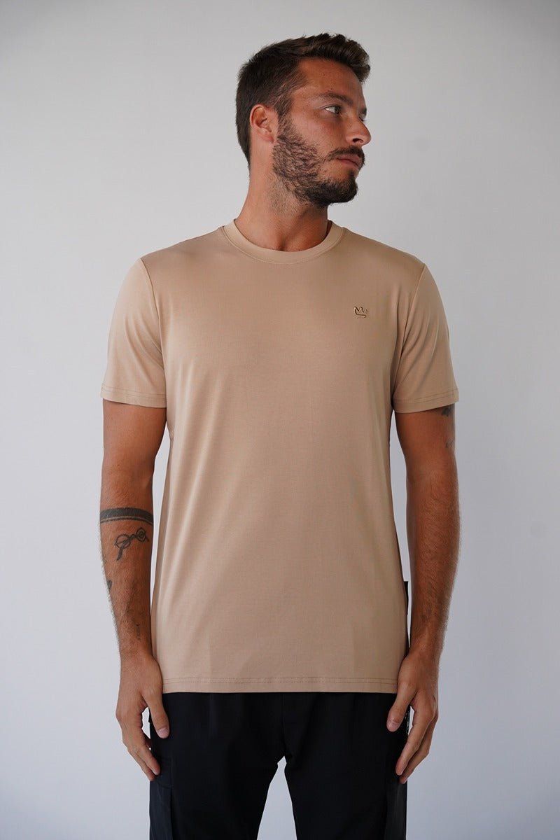 חולצת טישרט אלדו מורו קצרה Basic Logo גברים