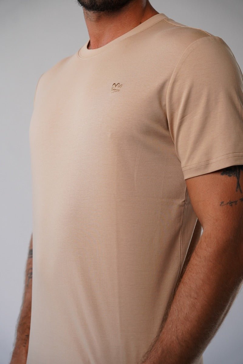 חולצת טישרט אלדו מורו קצרה Basic Logo גברים