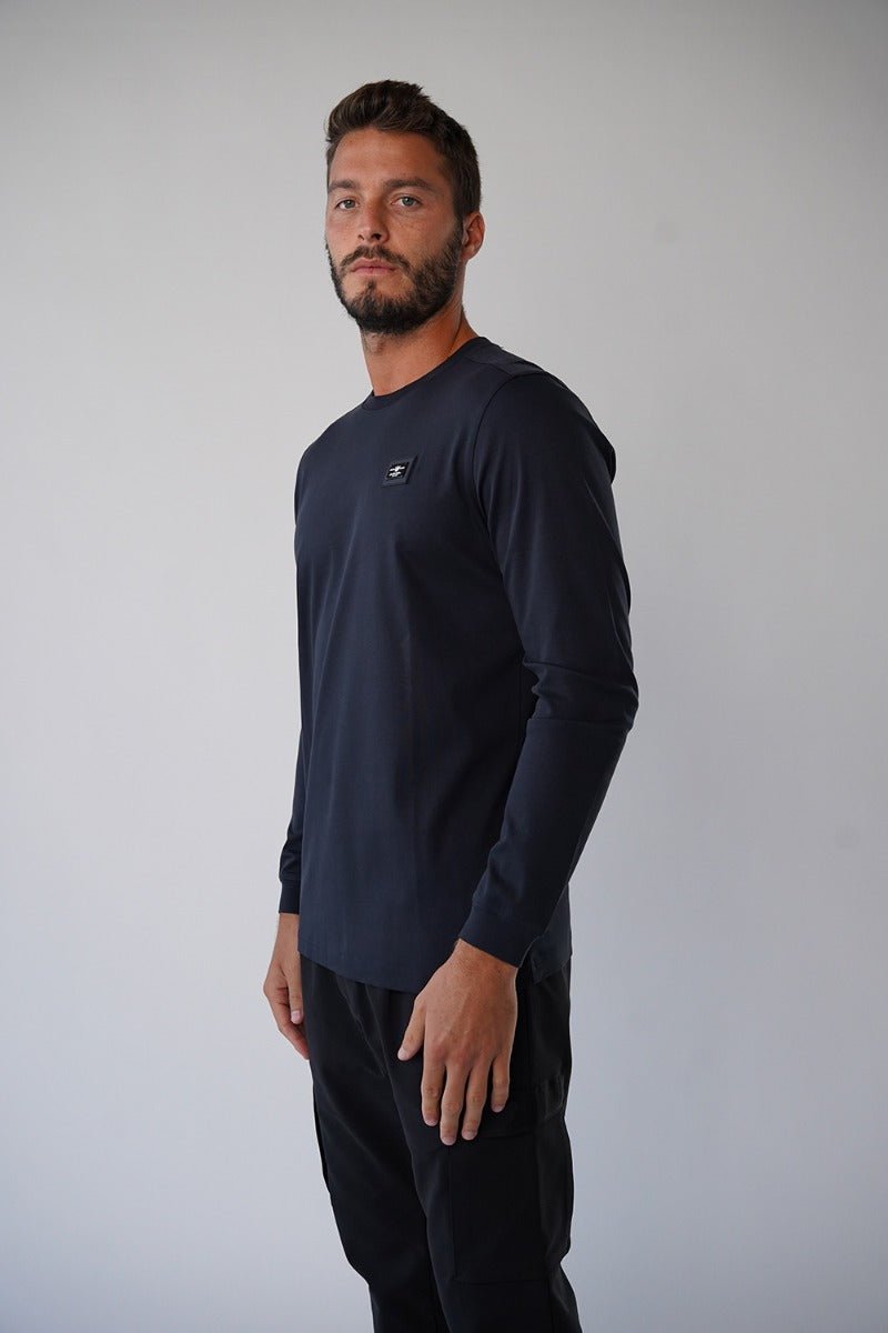 חולצת טישרט אלדו מורו ארוכה Logo Plate גברים