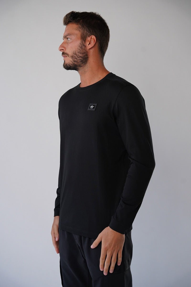 חולצת טישרט אלדו מורו ארוכה Logo Plate גברים