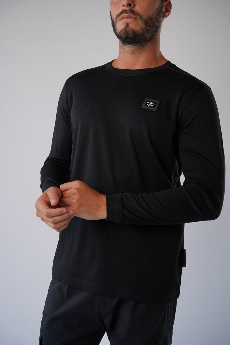 חולצת טישרט אלדו מורו ארוכה Logo Plate גברים