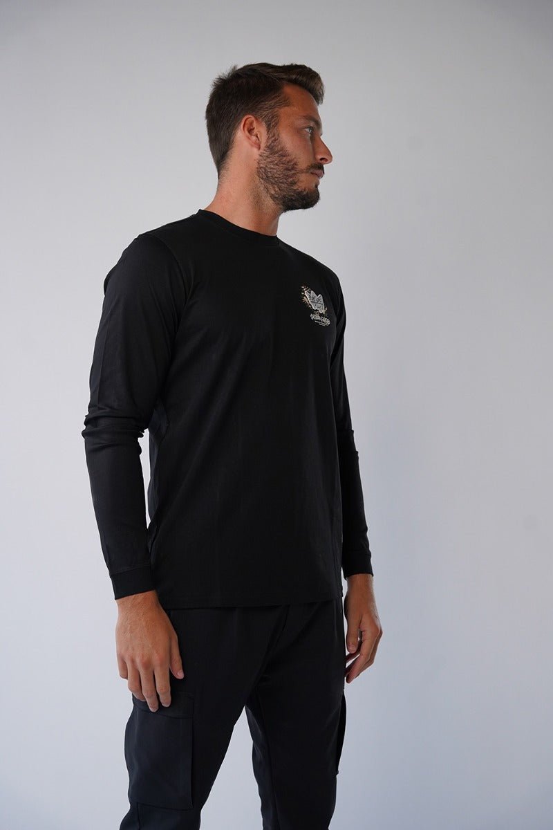 חולצת טישרט ארוכה Side Print גברים