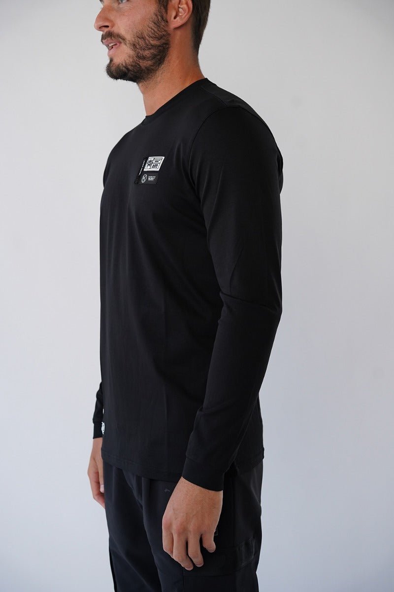 חולצת טישרט ארוכה 3 Patches גברים