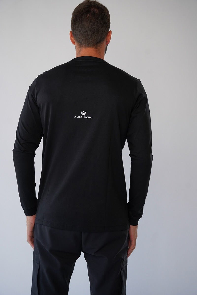 חולצת טישרט ארוכה 3 Patches גברים