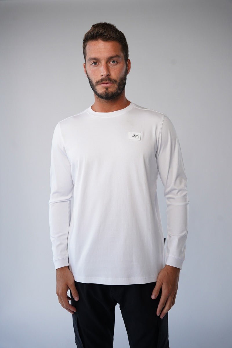 חולצת טישרט אלדו מורו ארוכה Logo Plate גברים