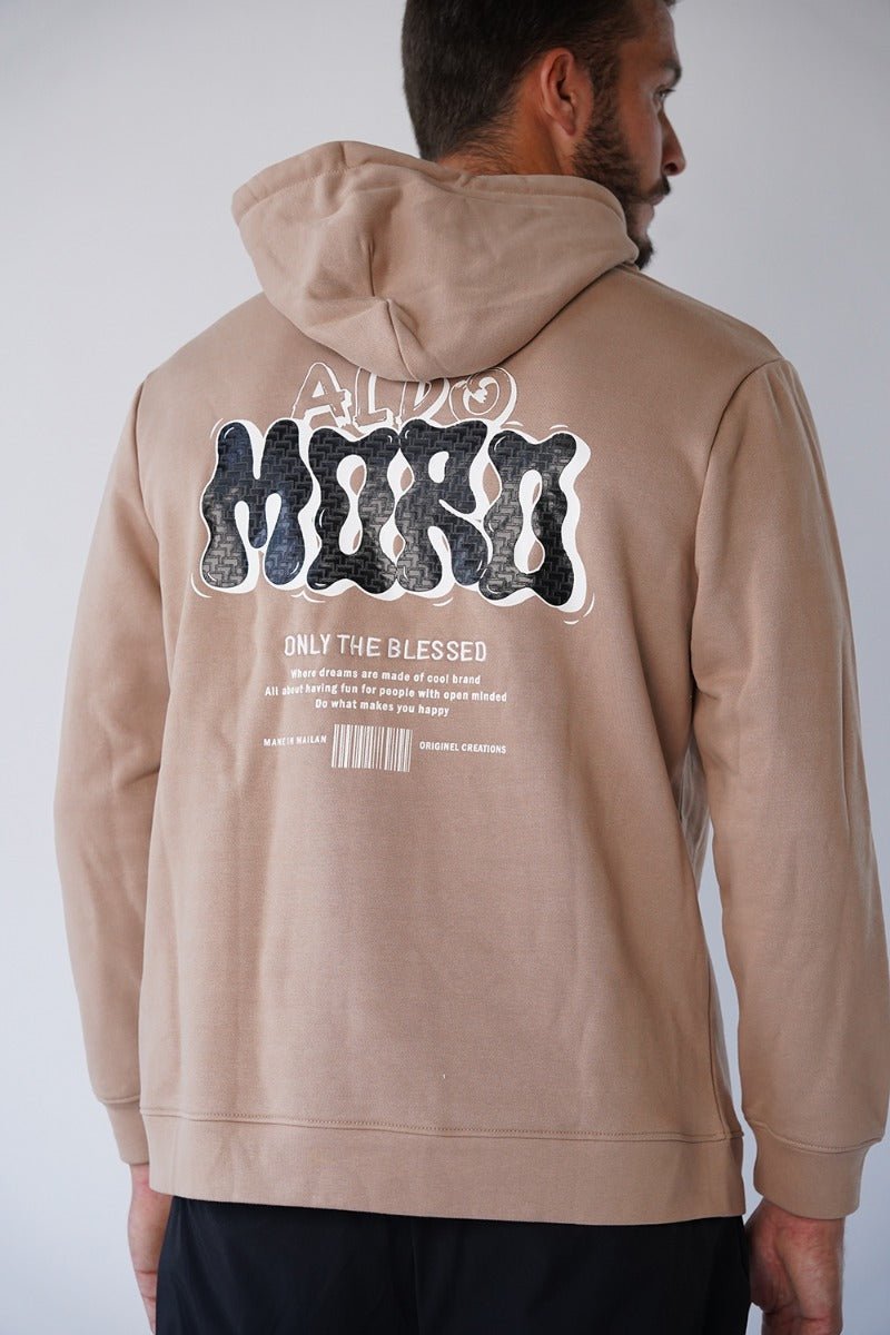 קפוצ'ון אלדו מורו Back Print גברים