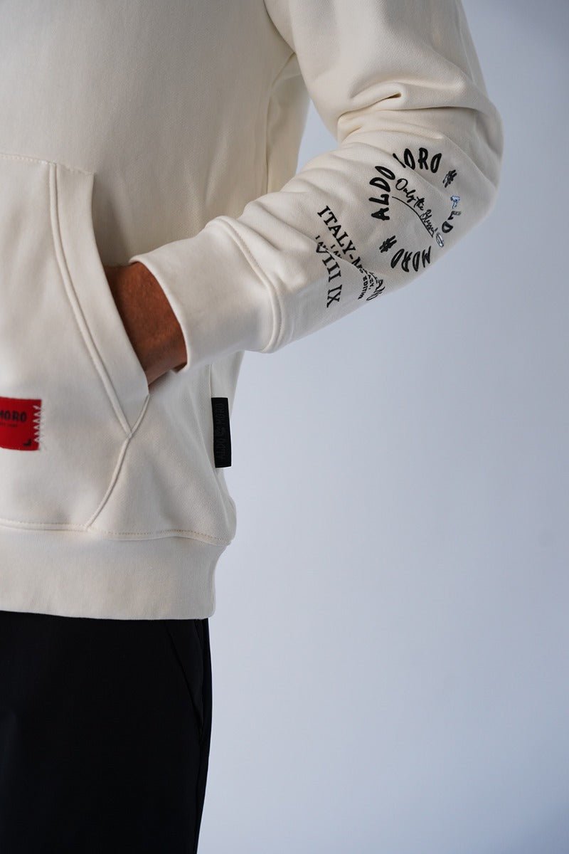 קפוצ'ון אלדו מורו Back Print גברים