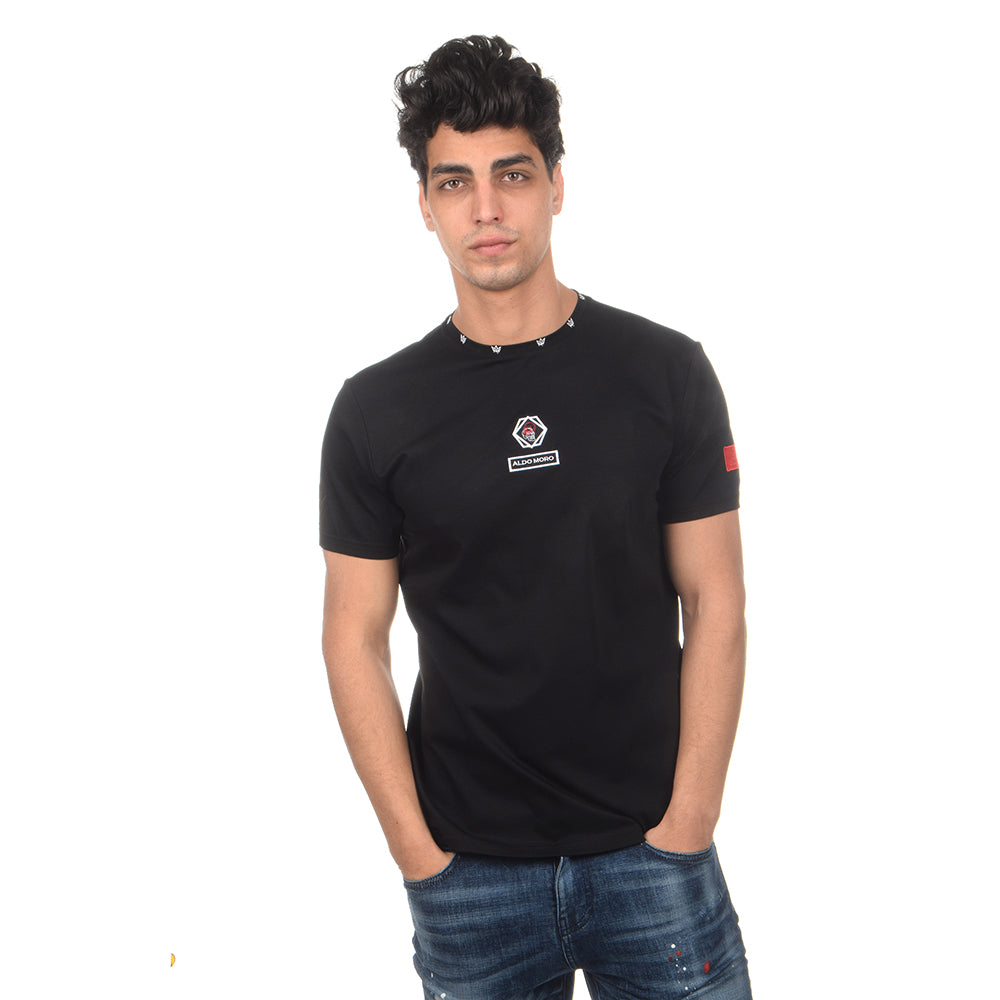 חולצת טישרט אלדו מורו קצרה Neck Crown גברים
