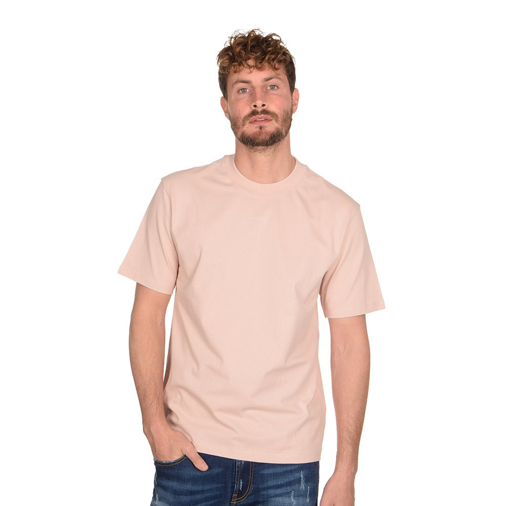 חולצת טישרט קצרה הוגו Logo Print גברים