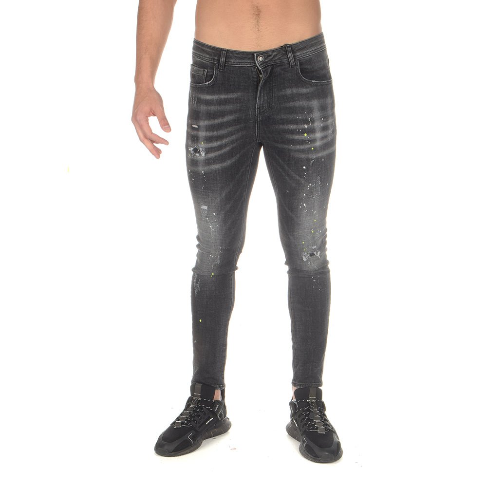 ג'ינס אלדו מורו סקיני עם כתמים גברים