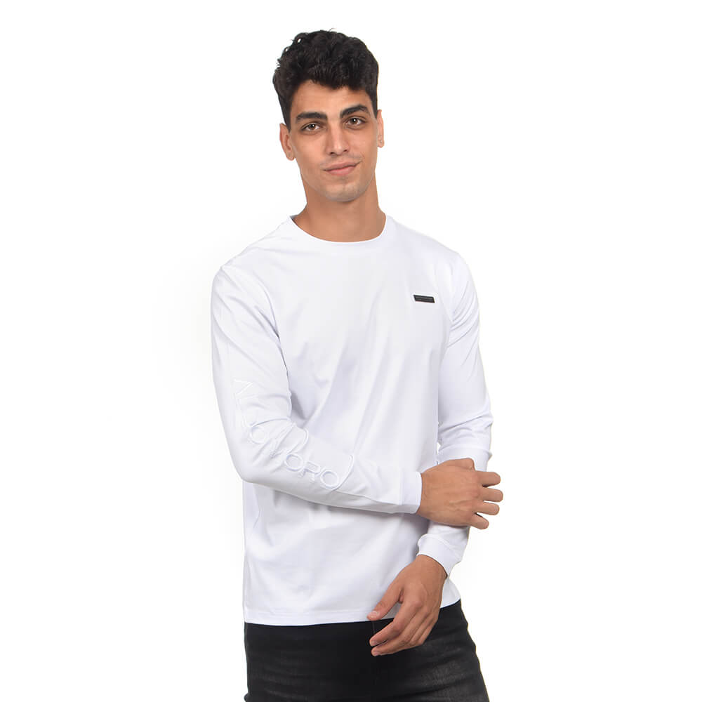 חולצת טישירט ארוכה אלדו מורו מטאליק פאץ' גברים