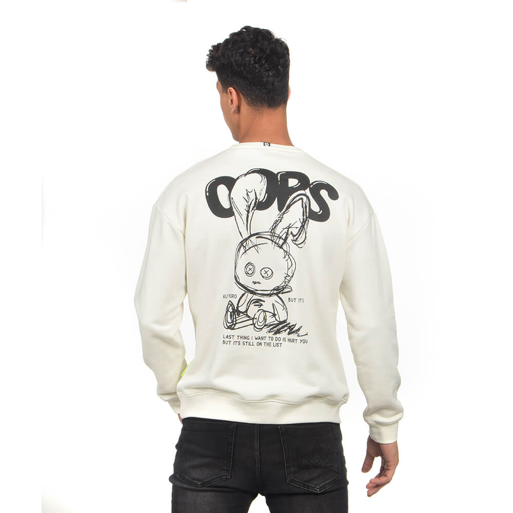 חולצת פוטר ארוכה אלדו מורו הדפס שפן גברים