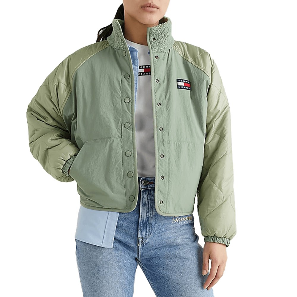 מעיל דו צדדי טומי הילפיגר Reversible Sherpa נשים
