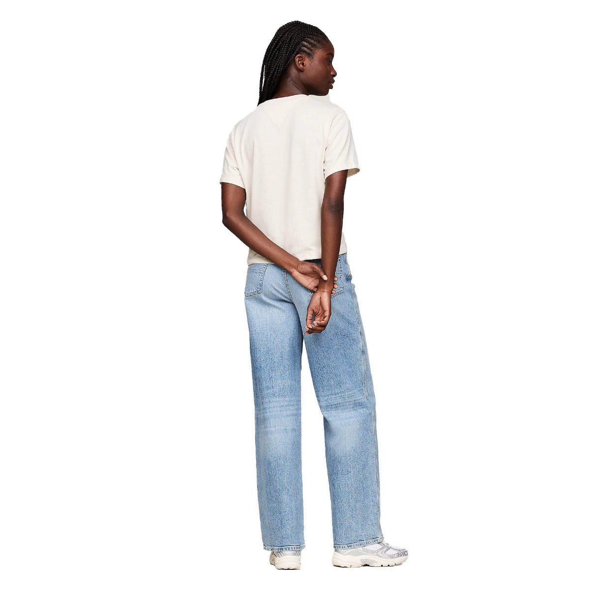 חולצת טישרט טומי הילפיגר קצרה Bxy Badge Tee נשים