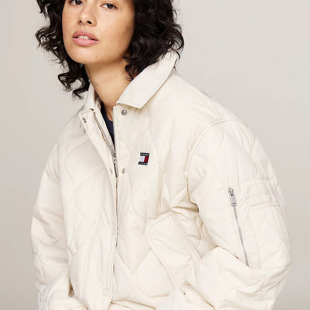 מעיל טומי הילפיגר Water Repellent Onion Quilted Bomber נשים