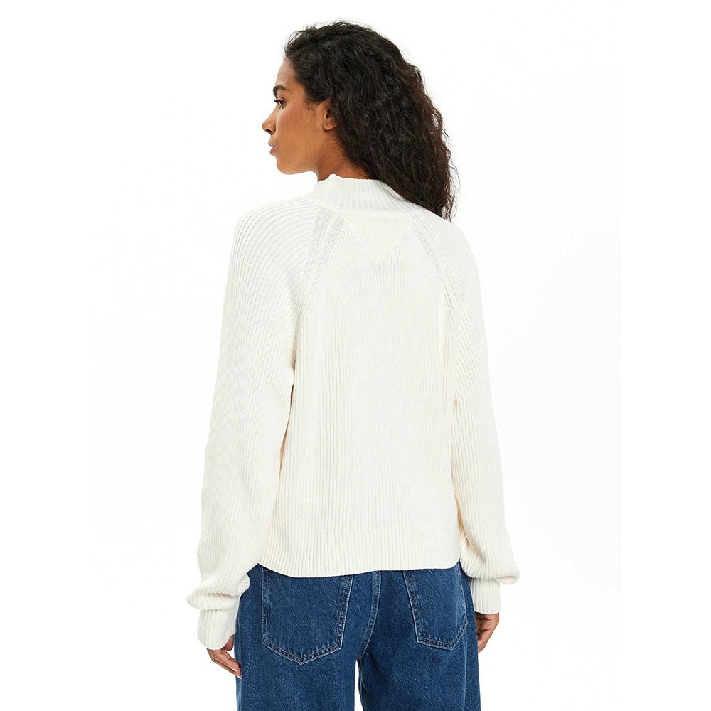 סוודר טומי הילפיגר Badge Mockneck נשים