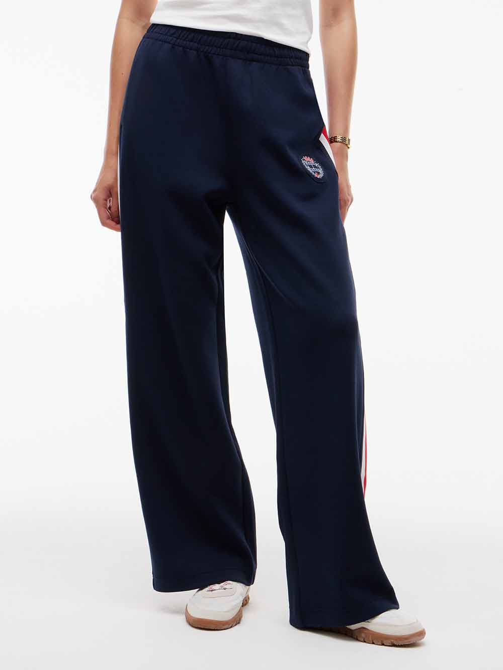 מכנס ארוך טומי הילפיגר Global Stripe Crest Joggers נשים