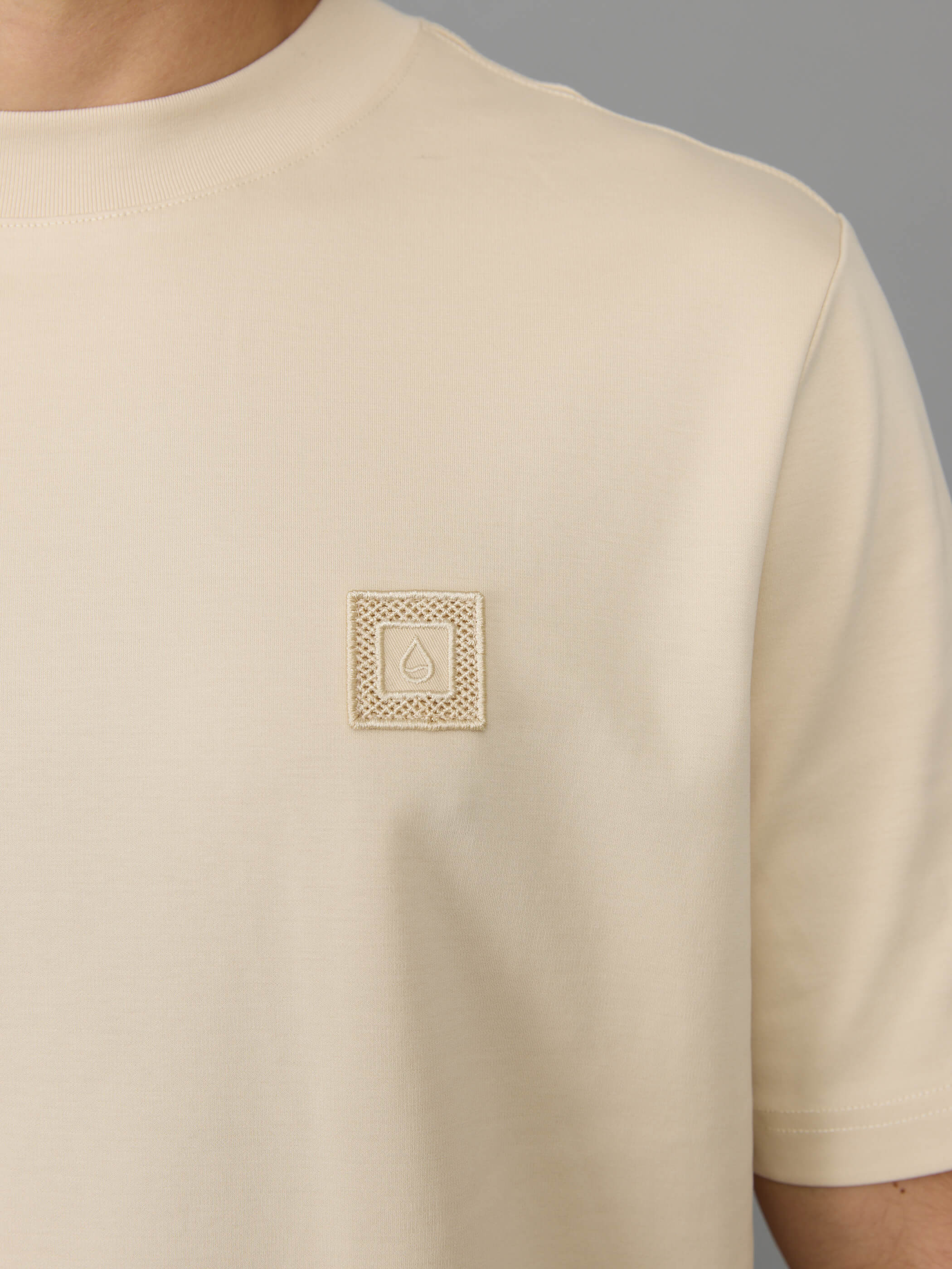 חולצת טישירט קצרה אליקסיר Back Large Embroidered Logo גברים