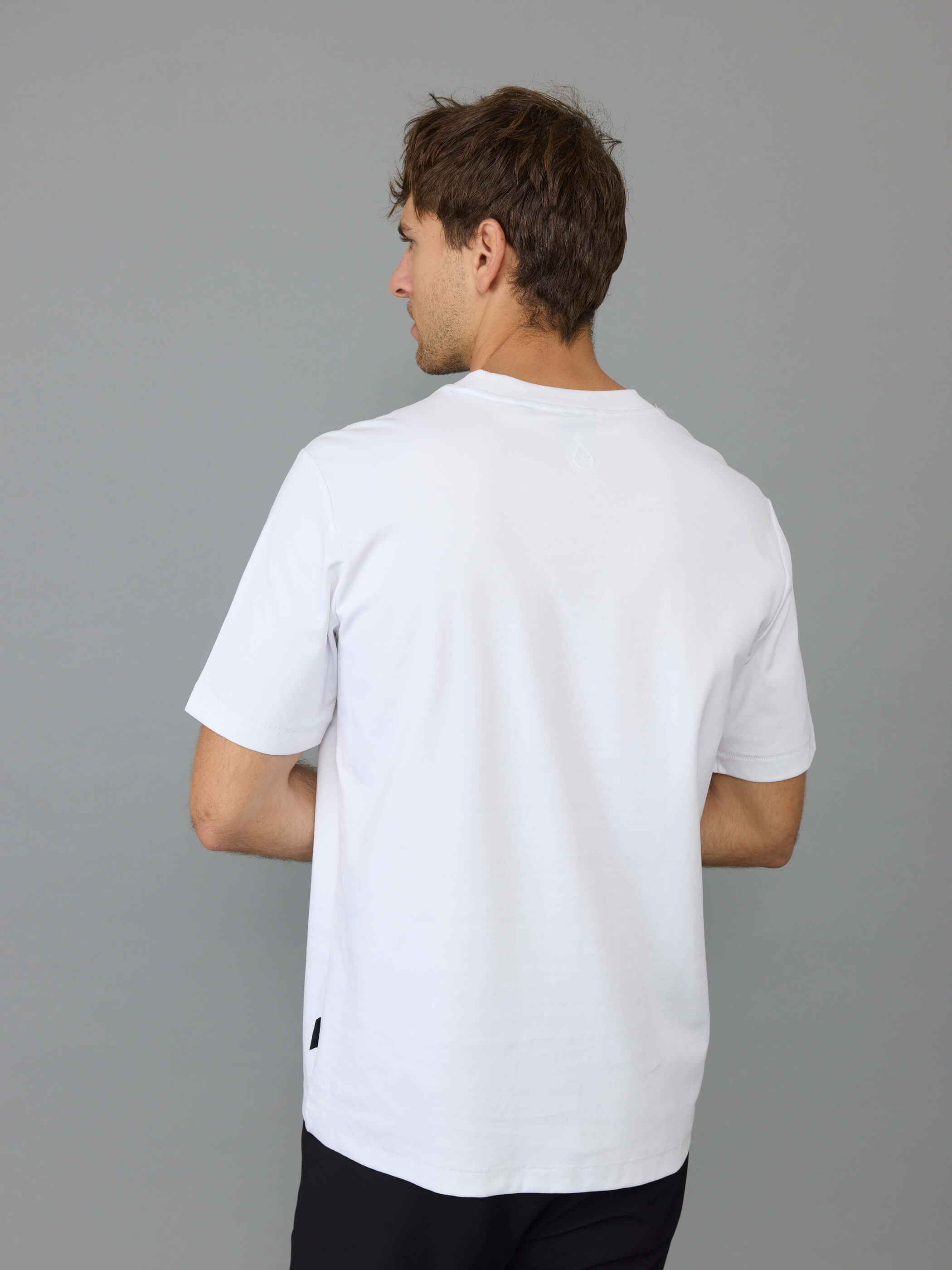 חולצת טישירט קצרה אליקסיר Basic Logo Signature גברים