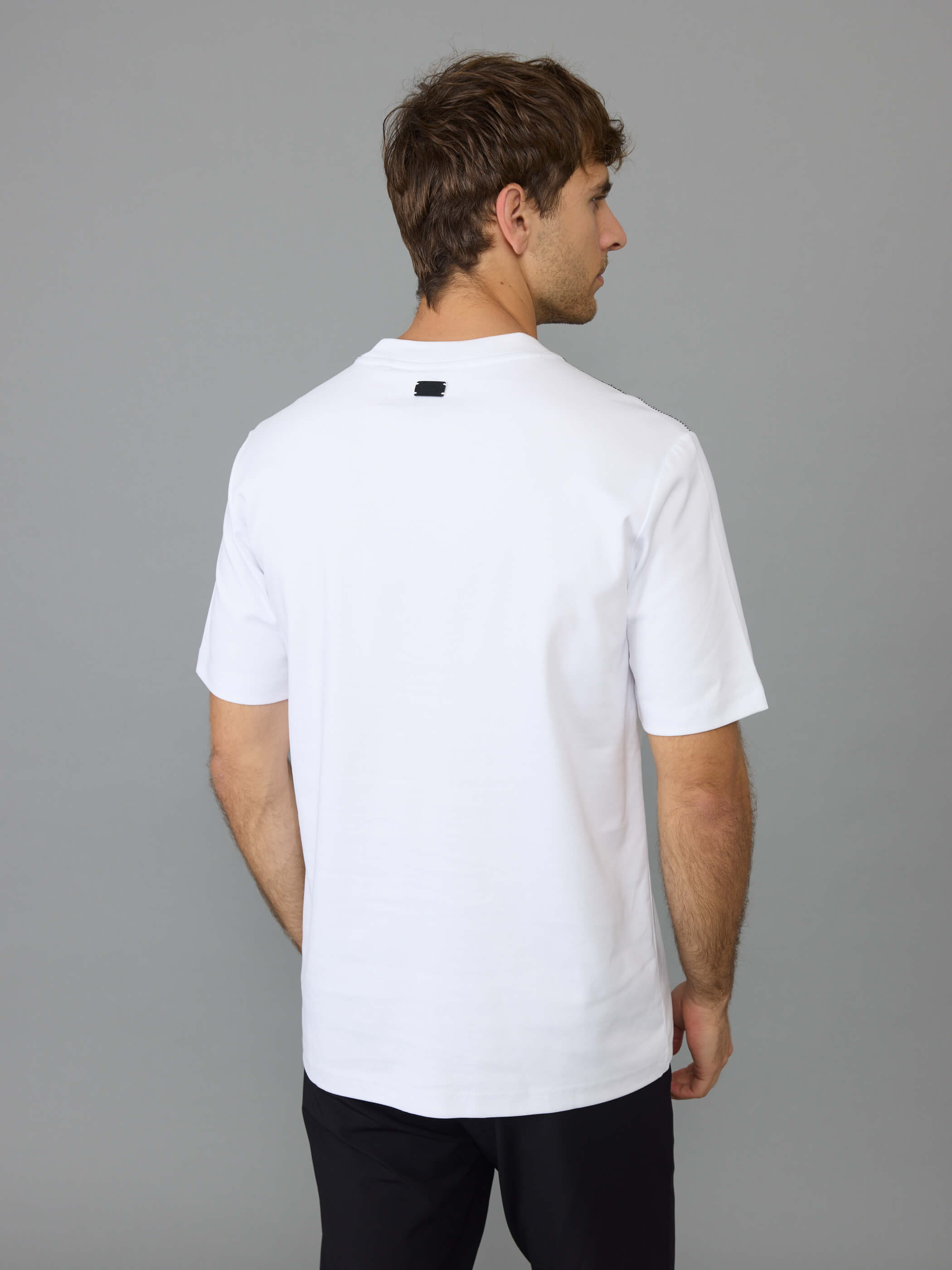 חולצת טישירט קצרה אליקסיר Raindrop Logo גברים