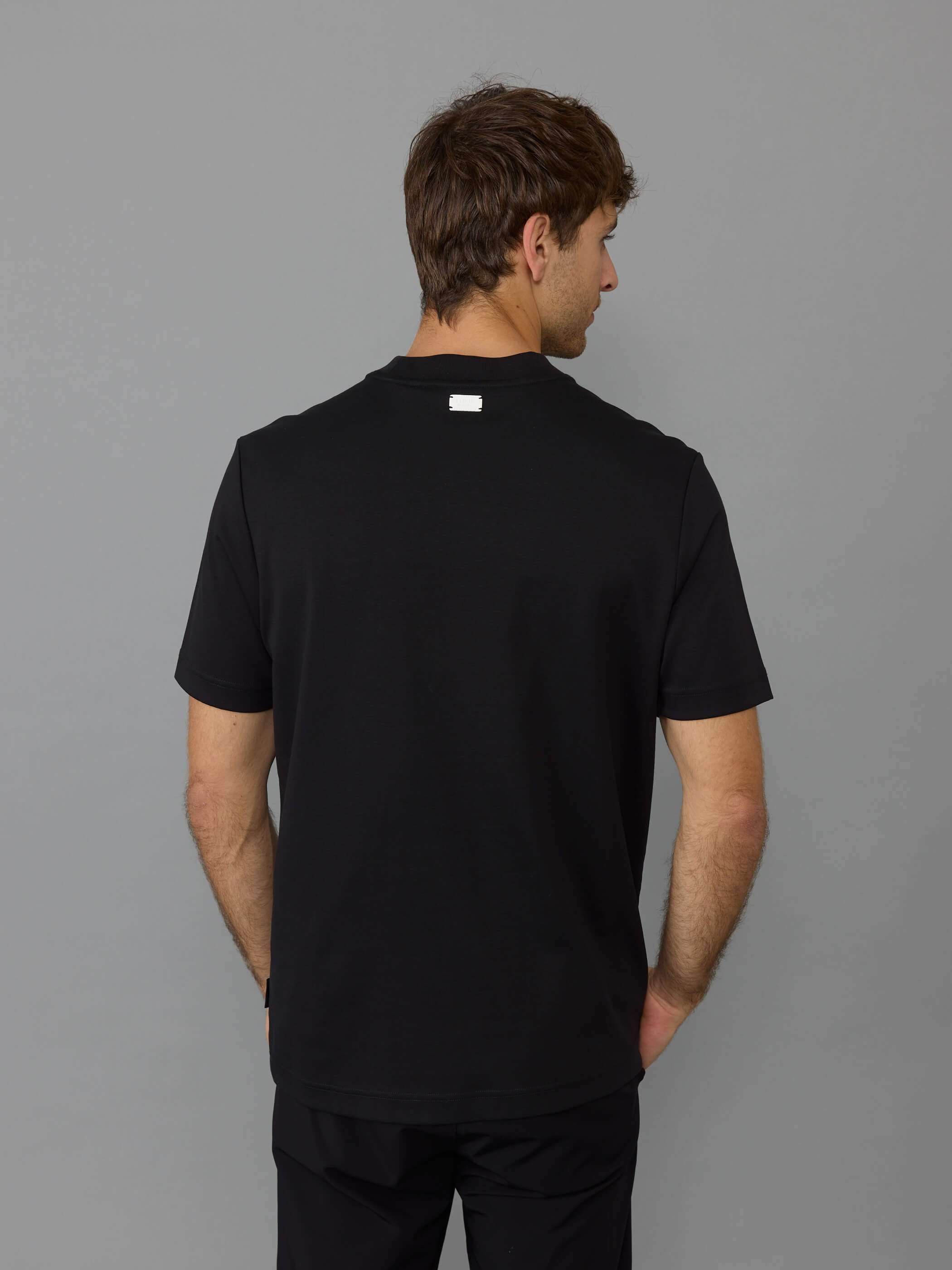 חולצת טישירט קצרה אליקסיר Raindrop Logo גברים