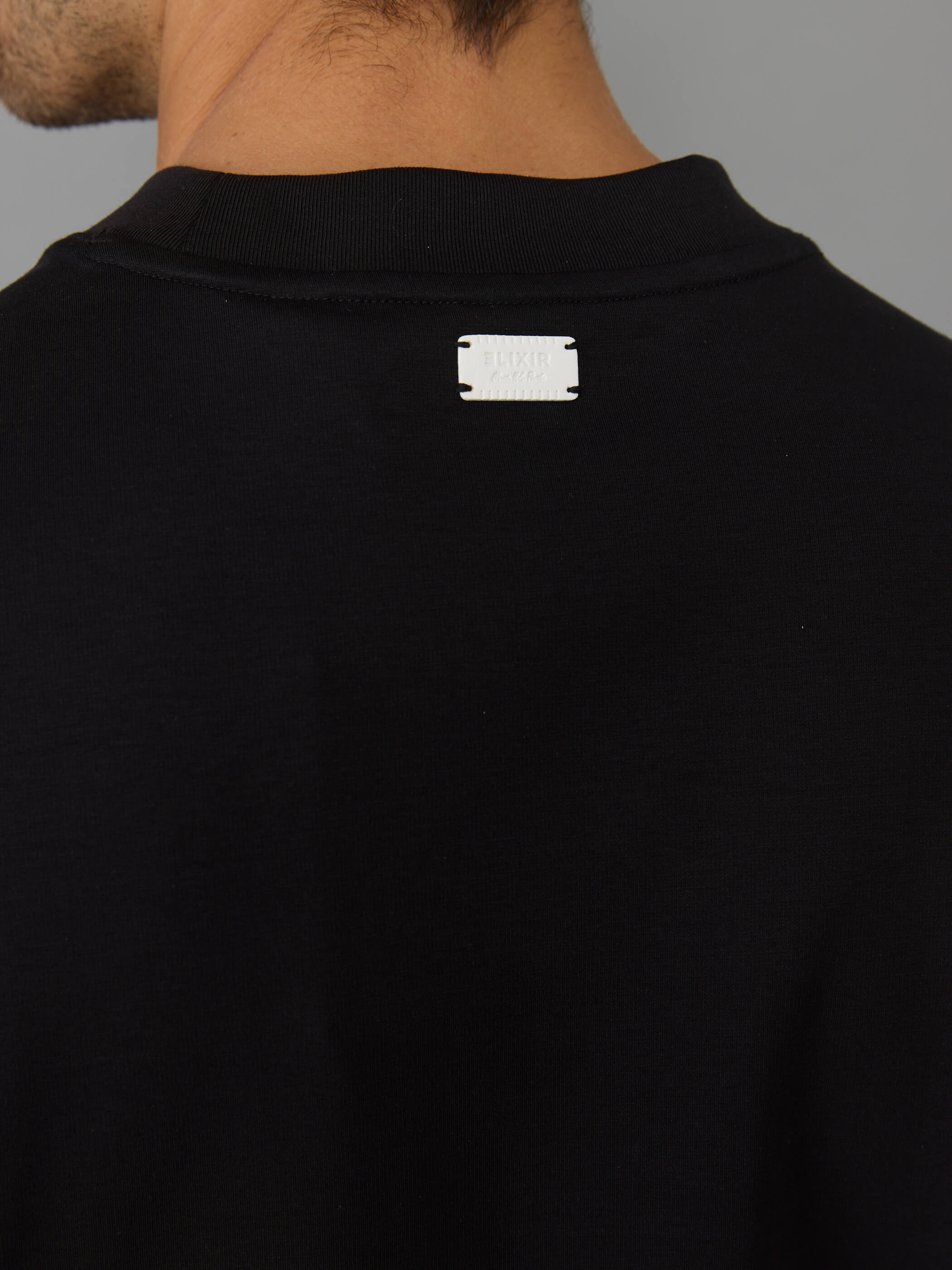 חולצת טישירט קצרה אליקסיר Raindrop Logo גברים