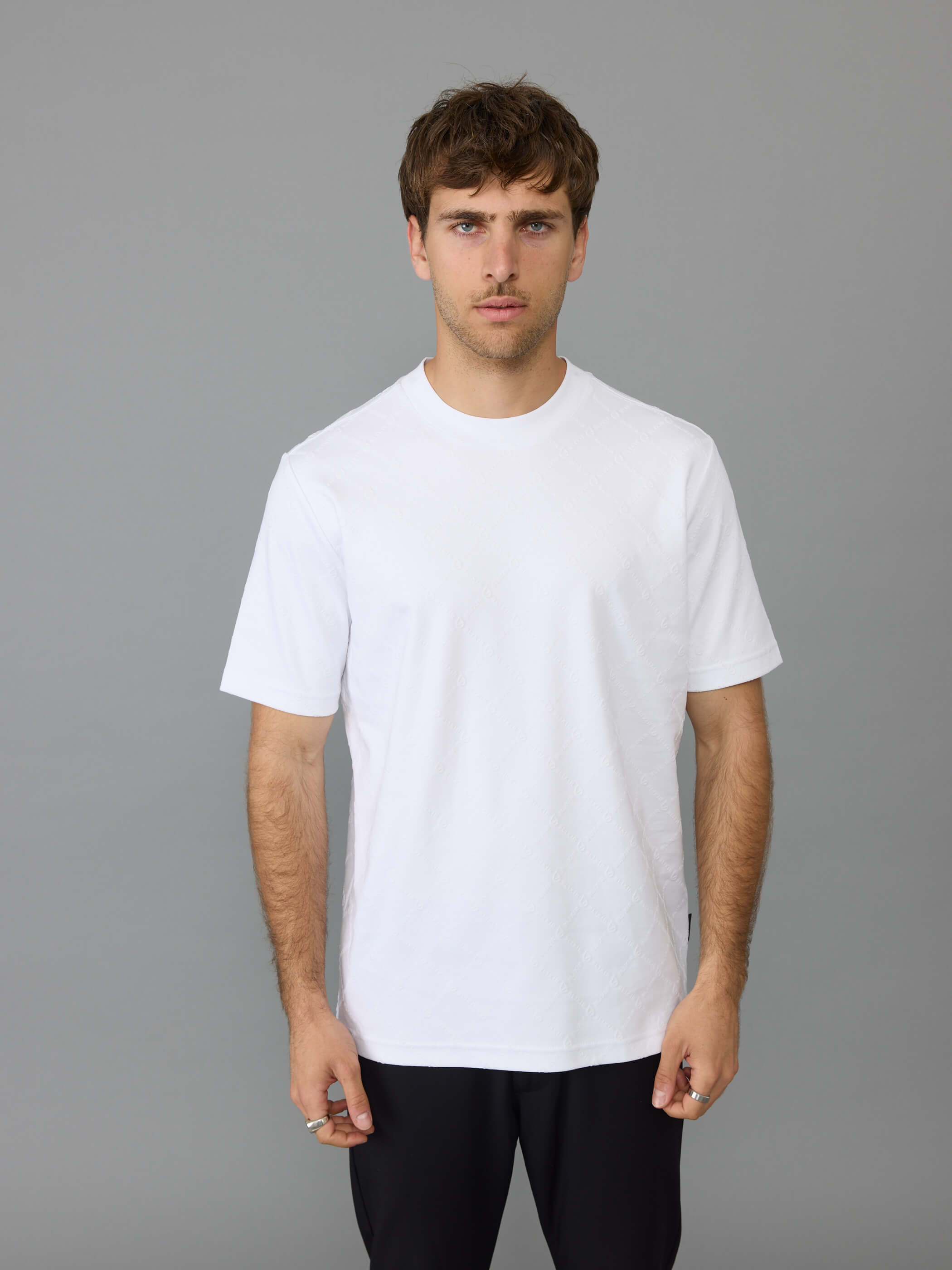 חולצת טישירט קצרה אליקסיר Block Print גברים